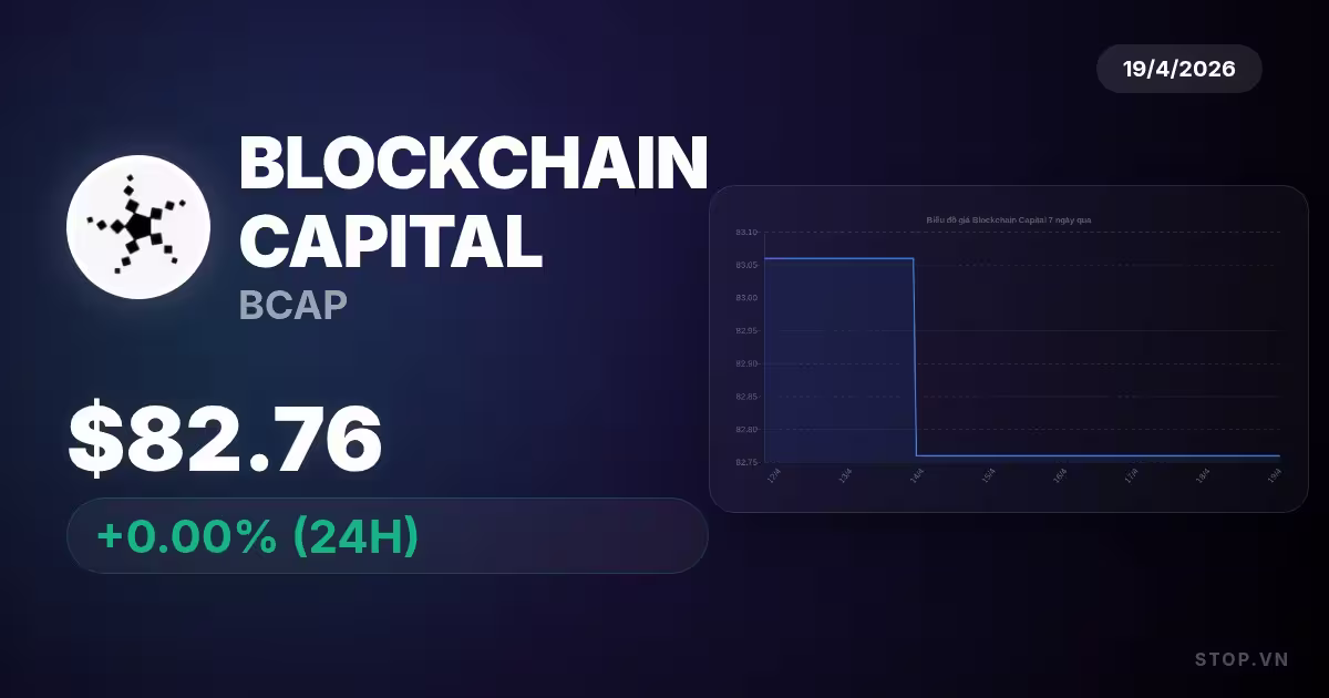 Blockchain Capital hôm nay: Nắm bắt xu hướng và chiến lược tối ưu hóa danh mục đầu tư