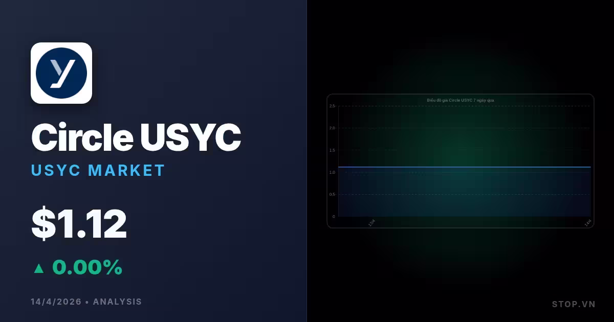 Phân tích giá Circle USYC hôm nay: Xu hướng và cơ hội đầu tư tiềm năng!