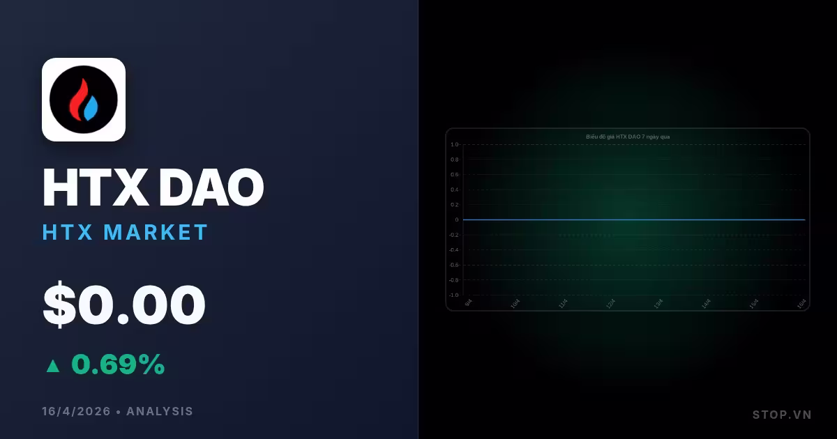 HTX DAO hôm nay: Bước ngoặt lớn hay chỉ là nhất thời?