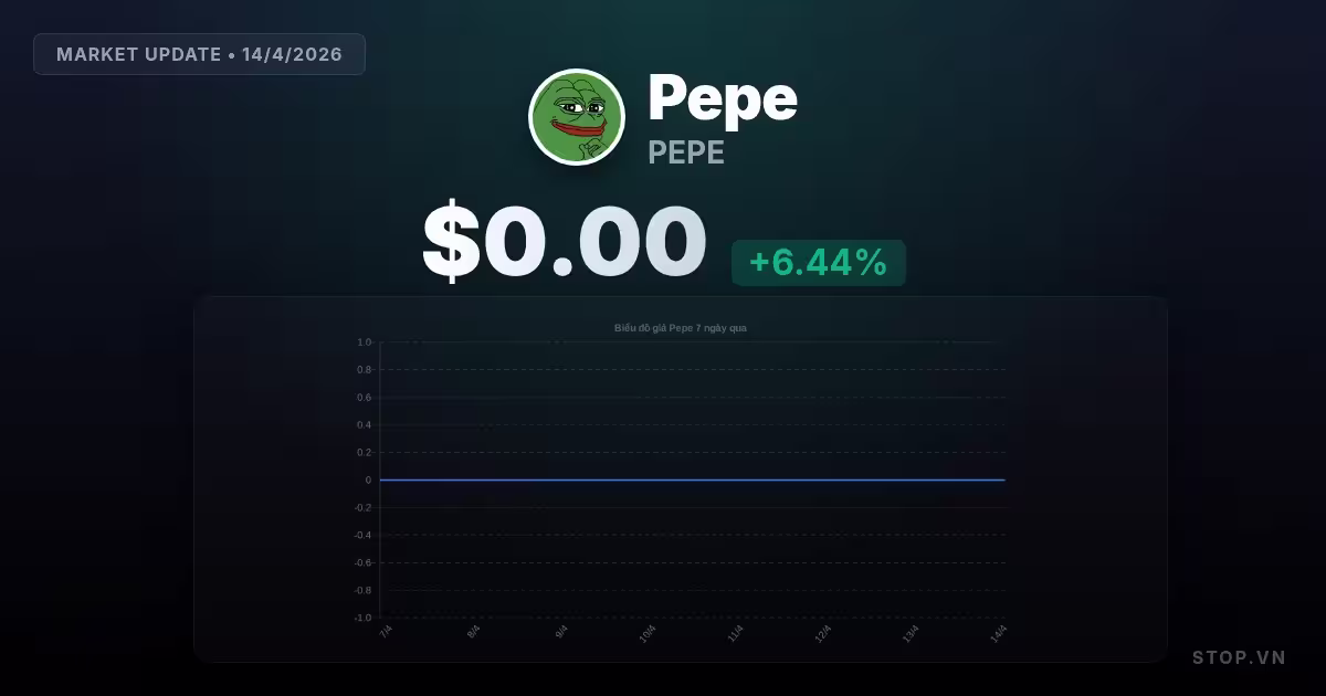 Pepe hôm nay: Cơ hội để đầu tư hay chỉ là một cơn sốt nhất thời?