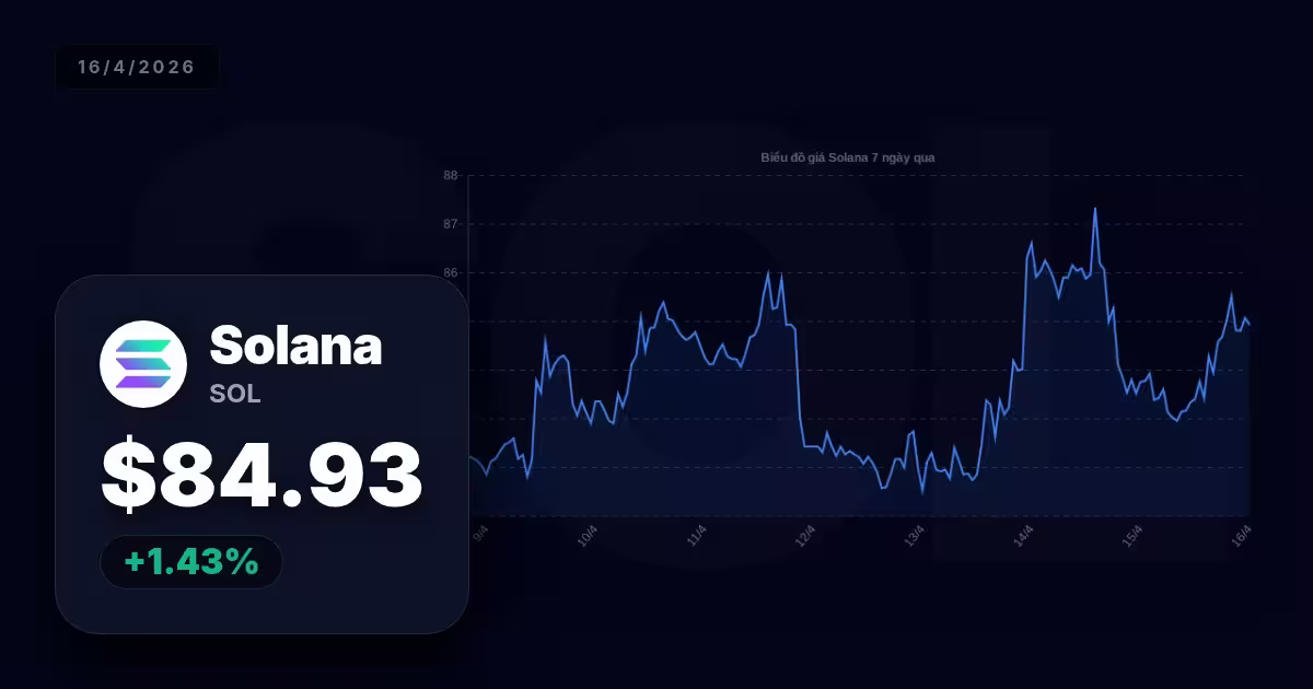 Solana hôm nay: Phân tích sâu sắc cho các nhà đầu tư và trader