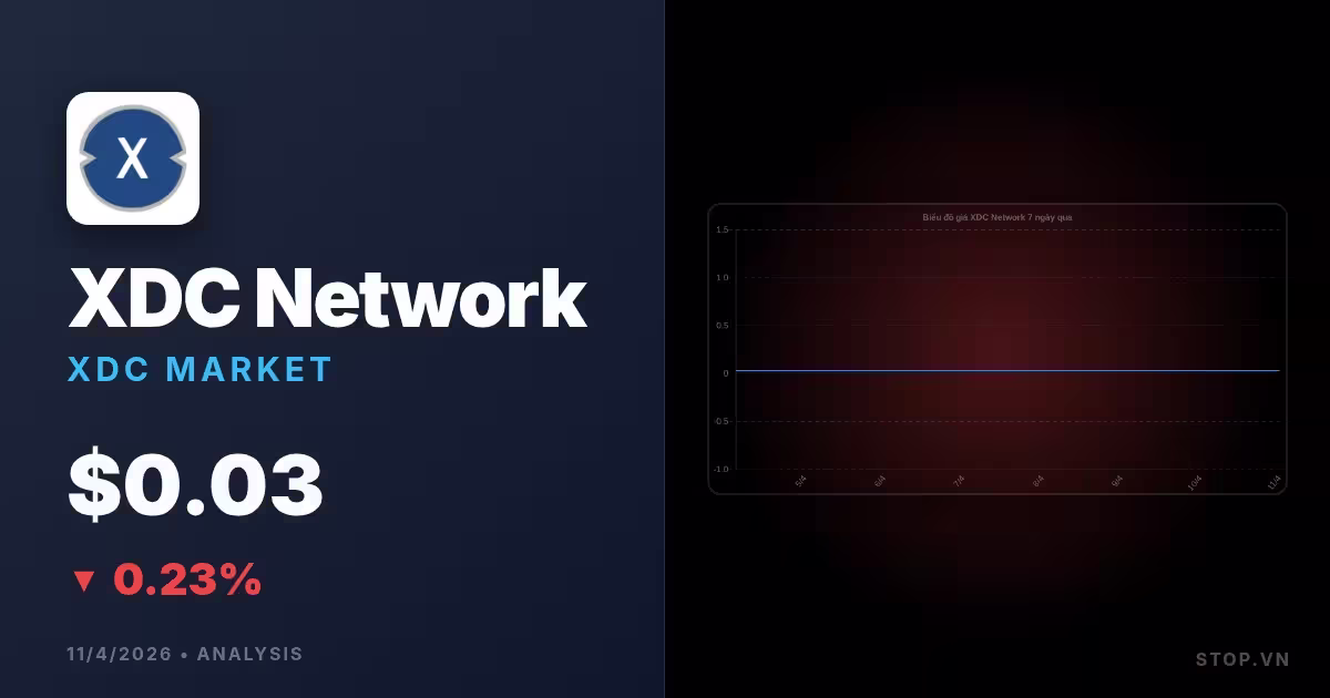 Sức Hấp Dẫn của XDC Network Hôm Nay: Những Con Số Biết Nói